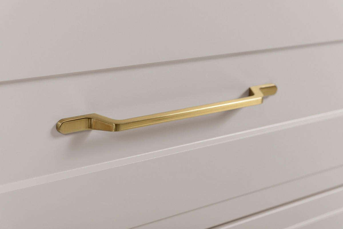 WASCHBECKUNTERSCHRANK CLASSIC 120 cm mit Arbeitsplatte Farbe: Eiche Craft Kaschmir - Kaschmir/Eichefarben, Holzwerkstoff (120/58/46cm) - Rodan