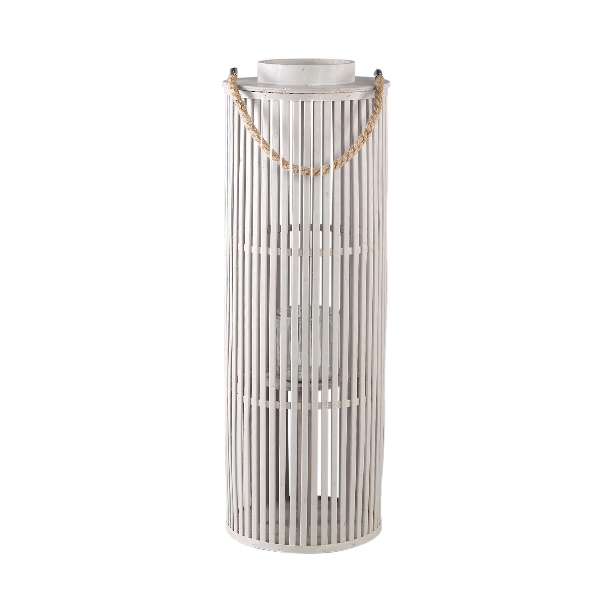 Ptmd Collection Laterne Beige 24x70x24 cm
