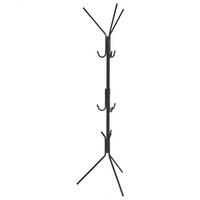GARDEROBENSTÄNDER Metall schwarz 175 cm Almena - Schwarz, Metall (55/175/55cm) - Beliani