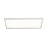 LED DECKENPANEL Weiß eckig - Weiß, Kunststoff (58.2/20.2/4.1cm) - Briloner