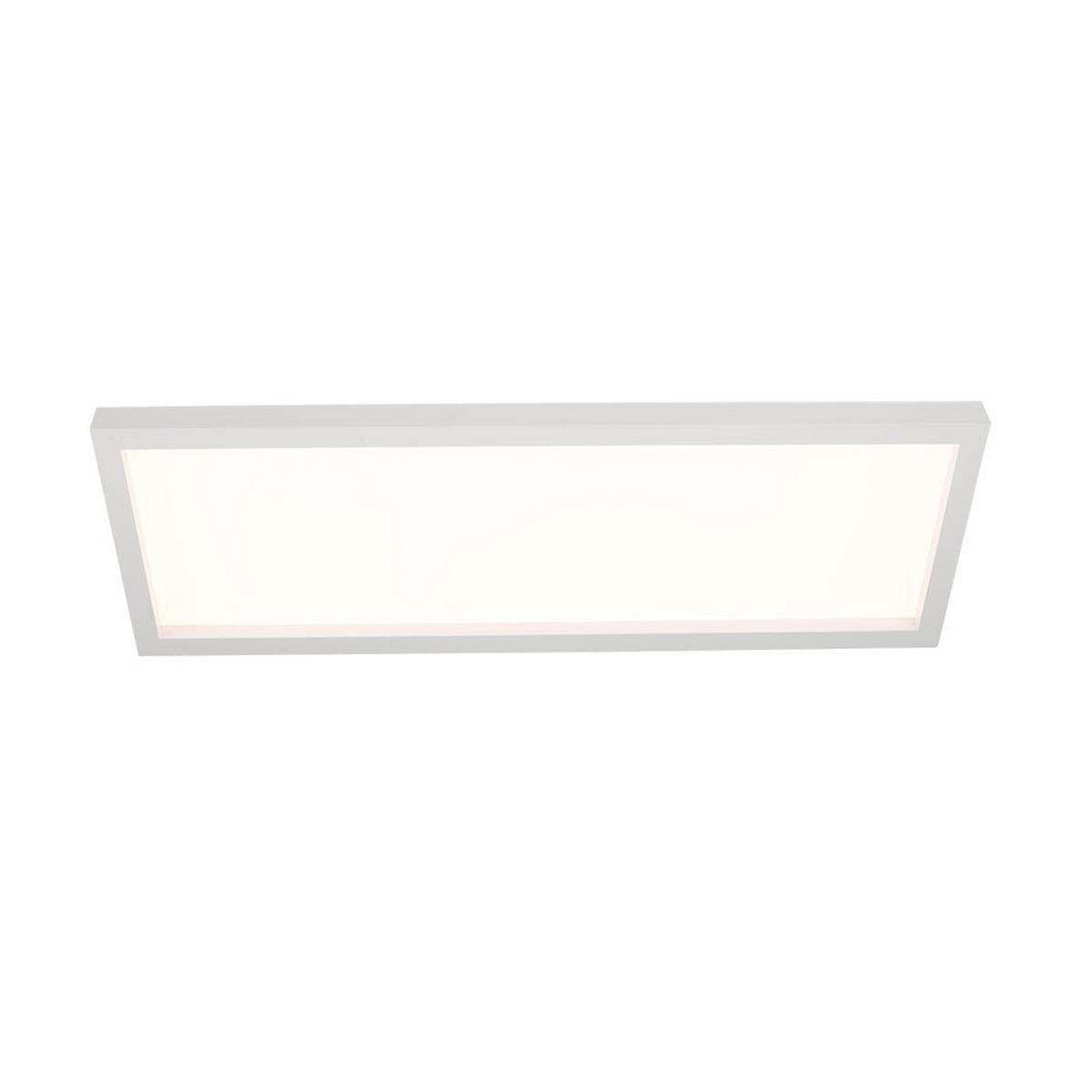 LED DECKENPANEL Weiß eckig - Weiß, Kunststoff (58.2/20.2/4.1cm) - Briloner