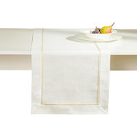 TISCHLÄUFER Tideno - Goldfarben, Textil (180/40/1cm) - home&you