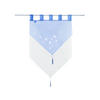 SCHEIBENGARDINE GERA 90x60 cm Blau - Blau, Textil (60/90cm) - Gardinenbox