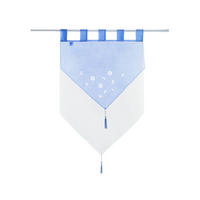 SCHEIBENGARDINE GERA 90x60 cm Blau - Blau, Textil (60/90cm) - Gardinenbox