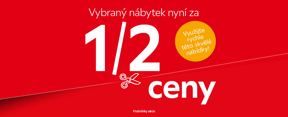 Nábytek za polovinu