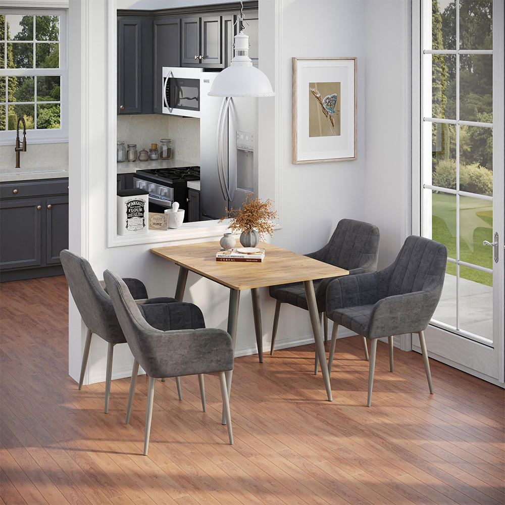 Greige/Eichefarben, Holzwerkstoff (70/80/75cm) - Vicco