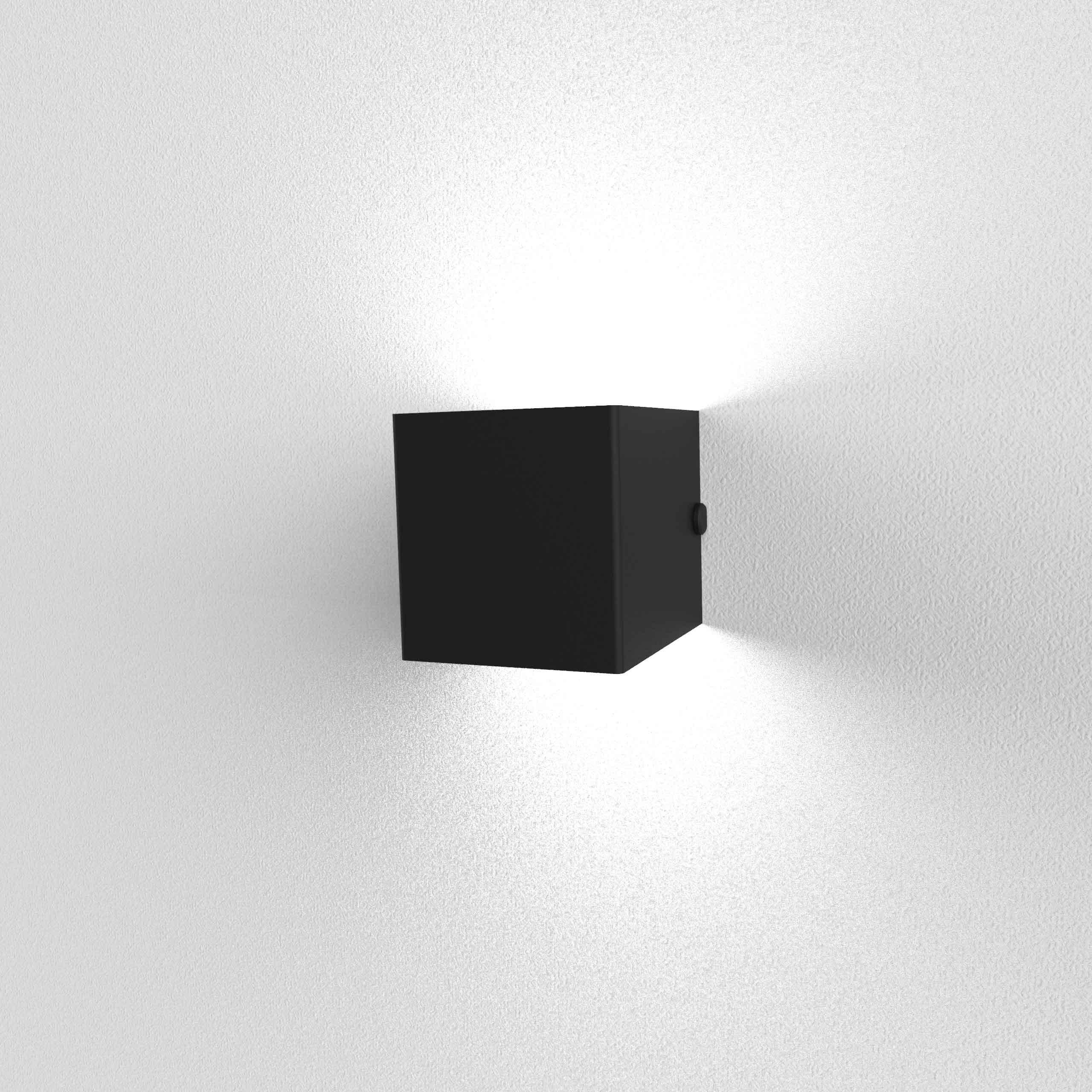 WANDLEUCHTE - Schwarz, Metall (10/10/10cm) - Lumicom