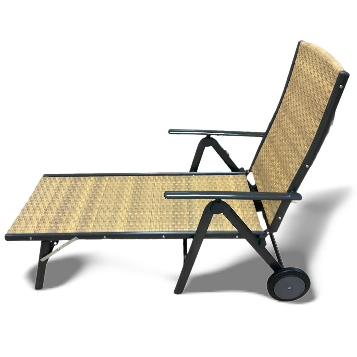 GARTEN-RELAXLIEGE Palma - Hellbraun, Kunststoff (57/32/192cm) - Sedex