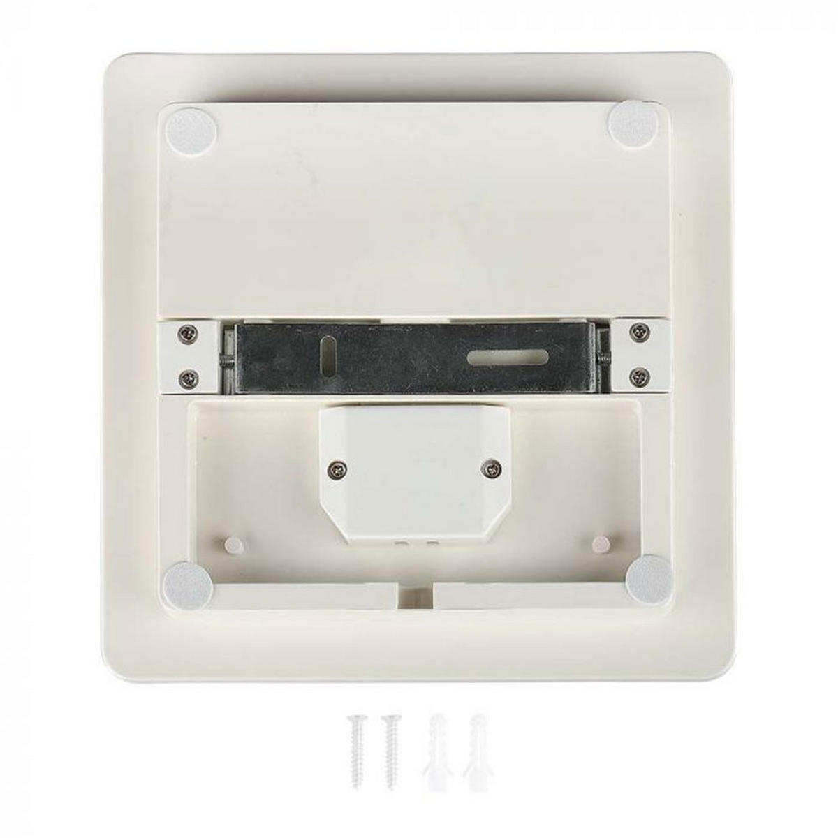 LED DECKENLEUCHTE Kunststoff Weiß Quadrat - Weiß, Kunststoff (20/20/4.75cm)