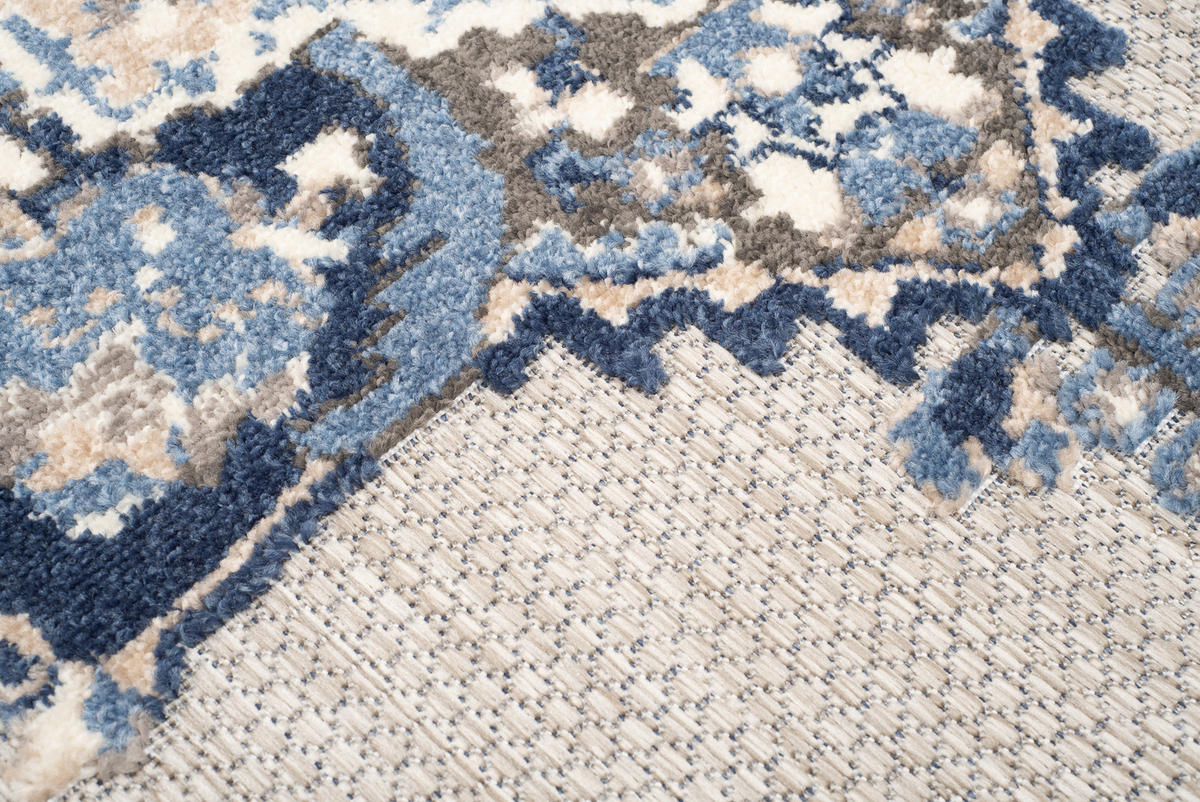 TEPPICH PATIO Grau 140/200 cm - Grau, Kunststoff (140/200cm) - Tapiso