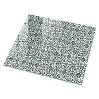 GLASPLATTE 80x60 cm – Vintage-Stil - Grün, Glas (0.4/80/60cm) - ArtPrintCave