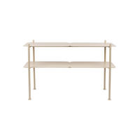 STANDREGAL River 100 cm Beige - Beige, Metall (35/62/100cm) - Zuiver