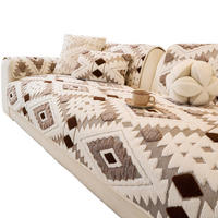 SOFAÜBERWURF ‎Jacquard Plush Braun 1 Stück - Braun, Textil (70/180cm) - Kaket