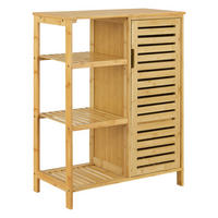 BADEZIMMERSCHRANK Vetlanda - Naturfarben, Holz (66/87/33cm) - [en.casa]