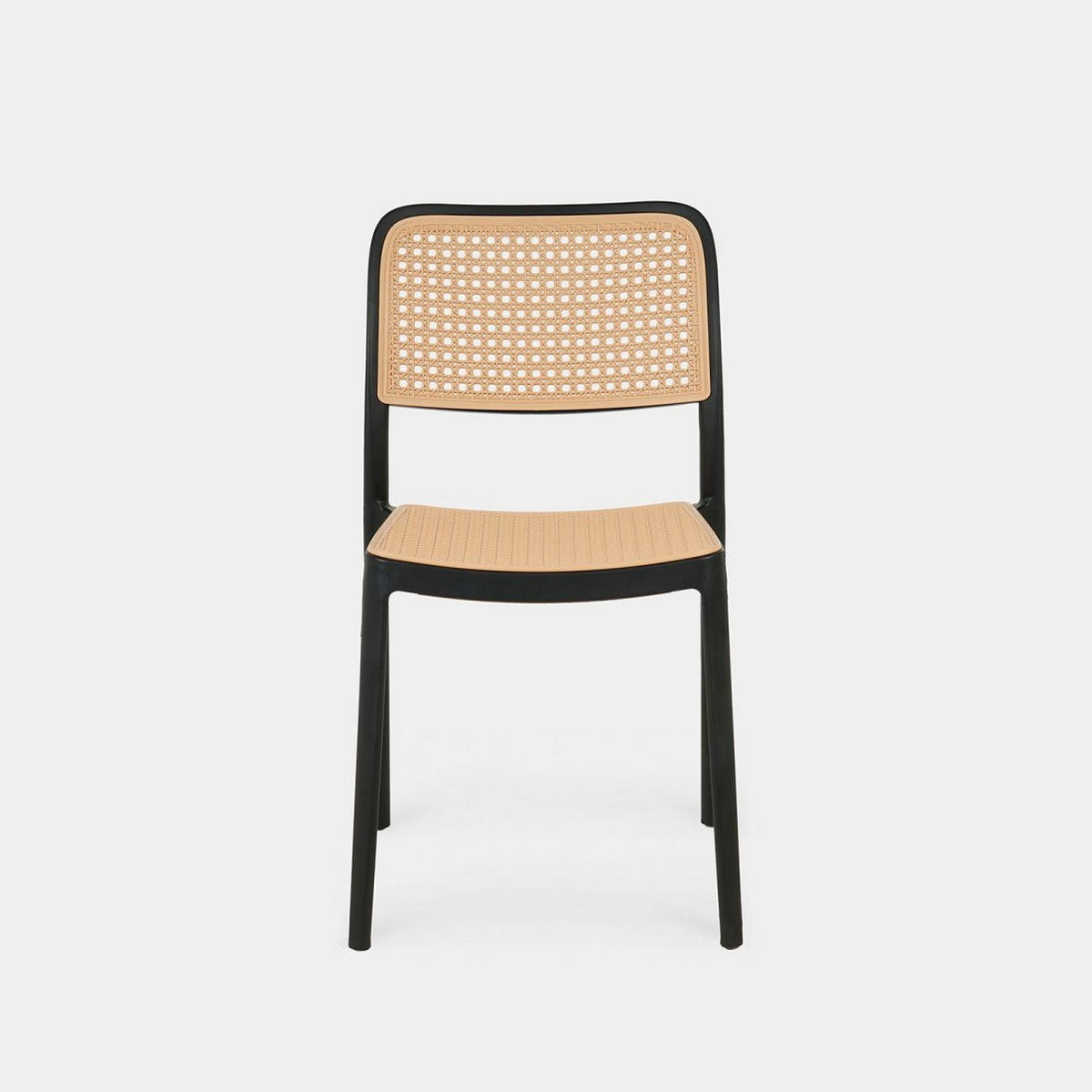 STUHL FÜR DRAUSSEN Kaira Zweifarbig 44 cm x 81 cm - Multicolor, Kunststoff (44/81/55cm) - Klast Home