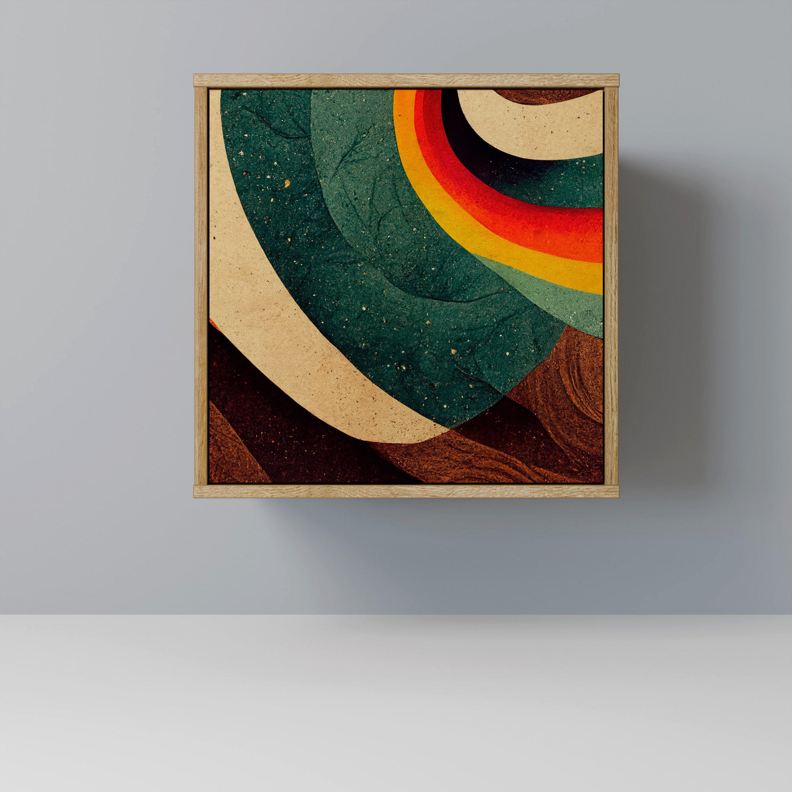 SpaceRebels Sideboard Eiche 57.5x57.5x42 cm
