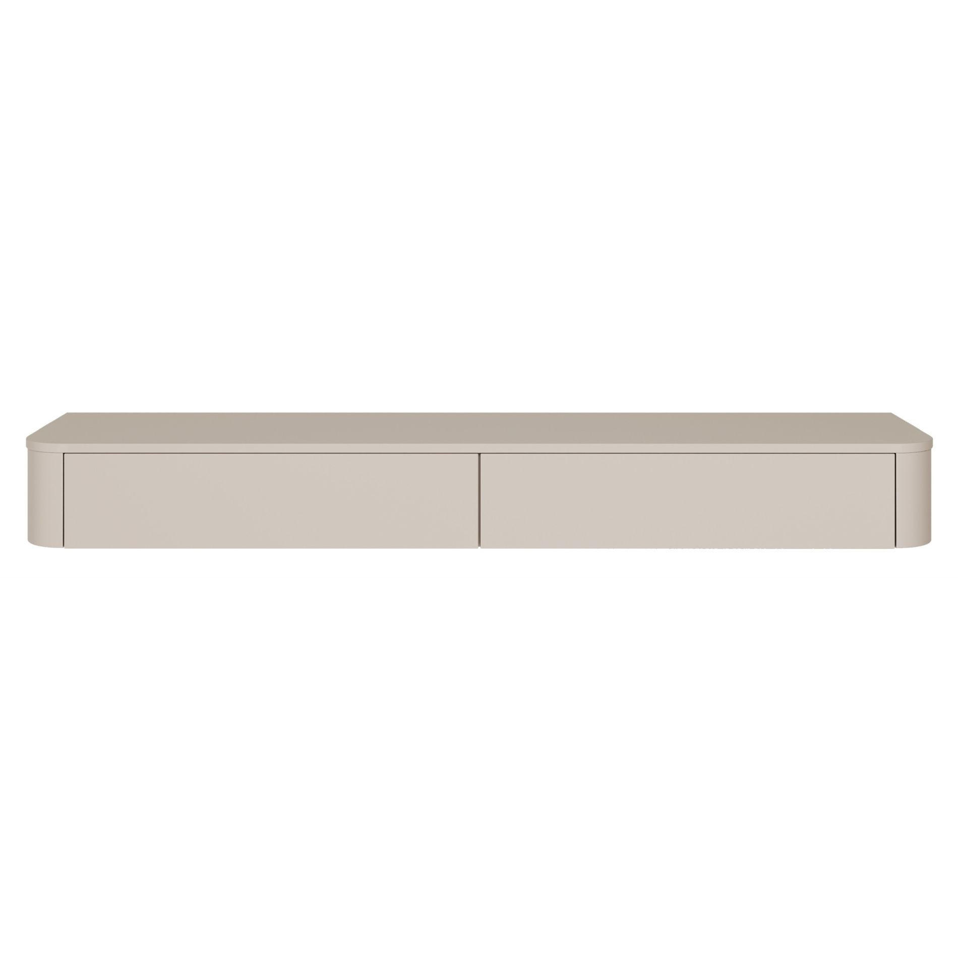 TV-BOARD Luvio Kaschmirgrau hängend 175/20/39 cm - Taupe, Holzwerkstoff (175/20/39cm) - Selsey