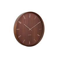 WANDUHR Suave Ø40 cm - Braun, Holz (40/40/5cm) - Karlsson