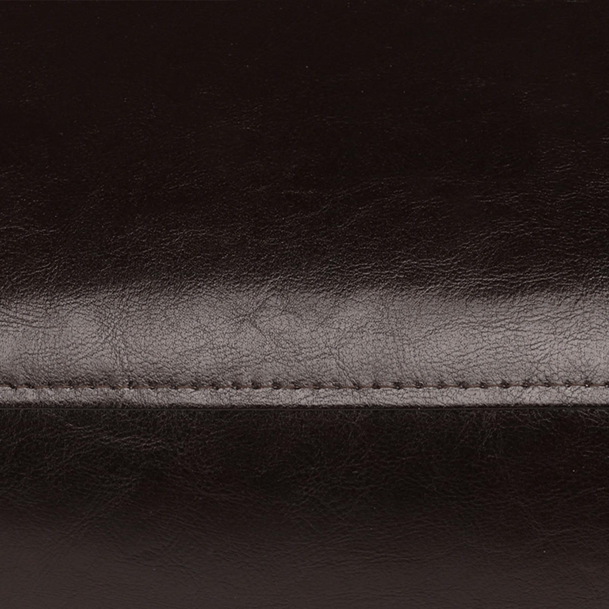 SESSEL ESPECTO Lederoptik, ein dunkles Braun - Schwarz/Braun, Textil (67/71cm) - KONSIMO®