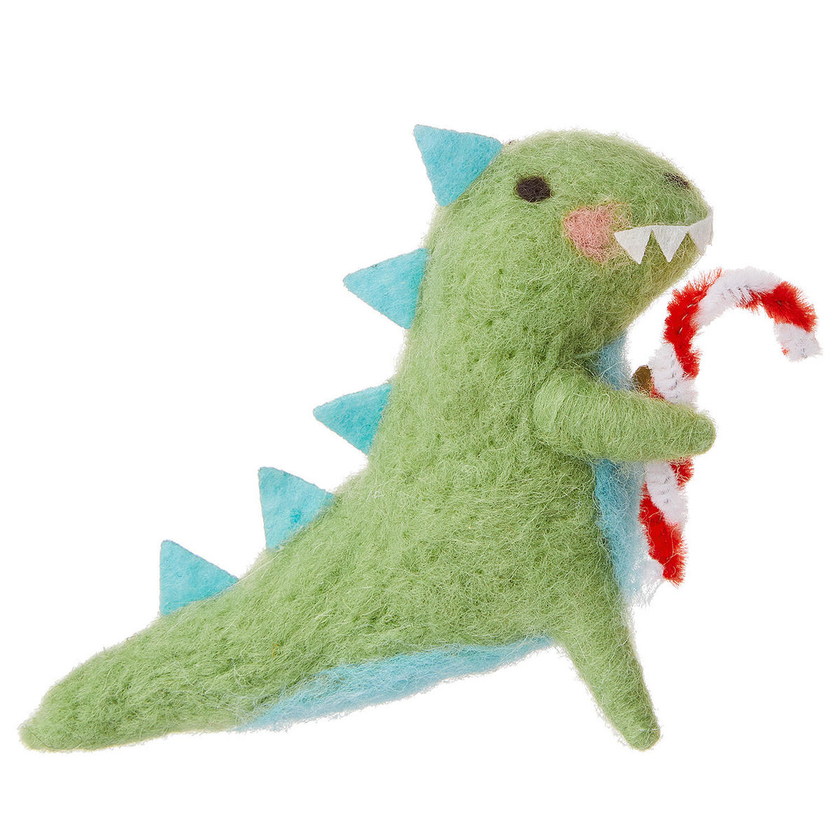 BAUMANHÄNGER Hang On Dino Mit Candy Cane - Hellgrün, Textil (10/8/4cm) - Butlers
