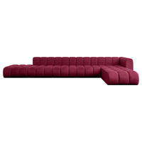 ECKSOFA modulares Sofa Zuvon-L3 - 478x177x70 cm Bordeauxrot - Bordeaux, Holzwerkstoff/Textil (478/177cm) - ALTDECOR