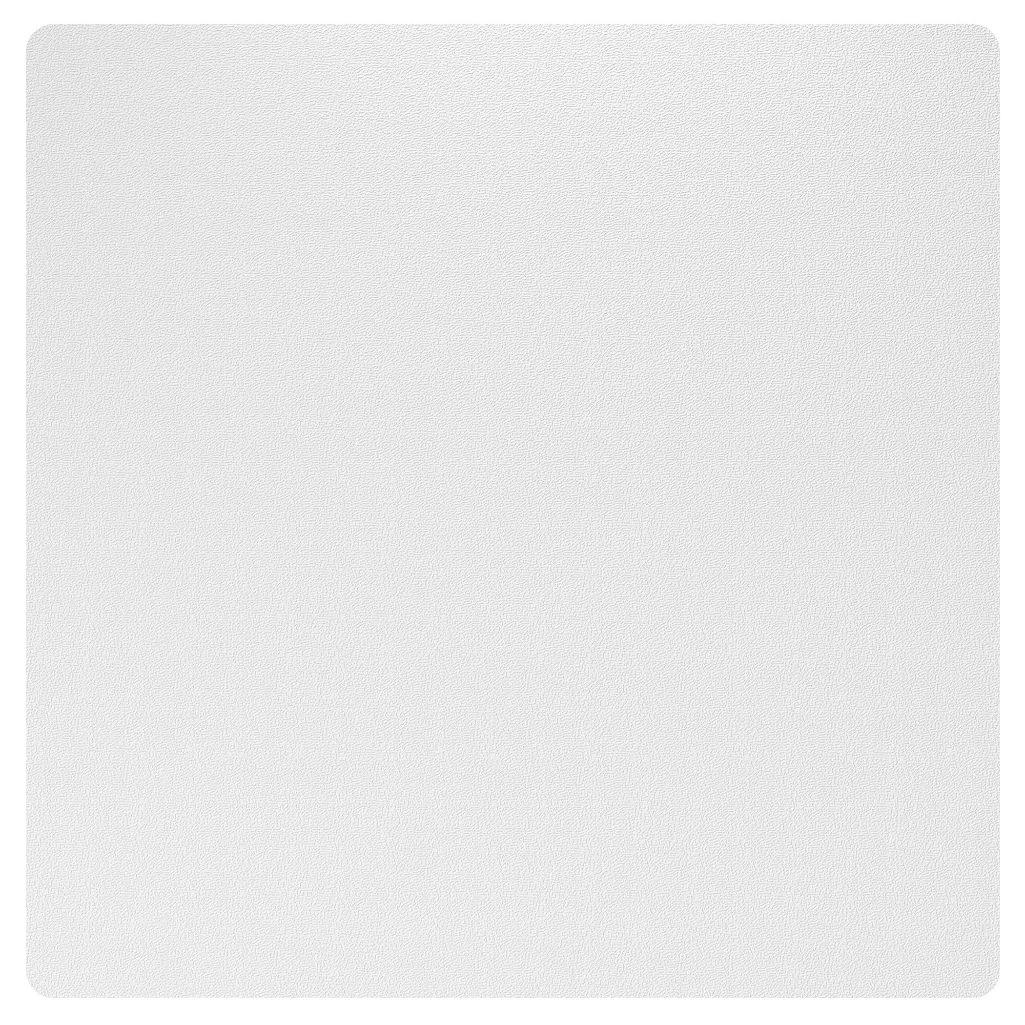 BODENSCHUTZMATTE 120 x 120 cm Bürostuhl Unterlage in Transparent für Hartböden - Transparent, Kunststoff (120/1/120cm) - HOMCOM