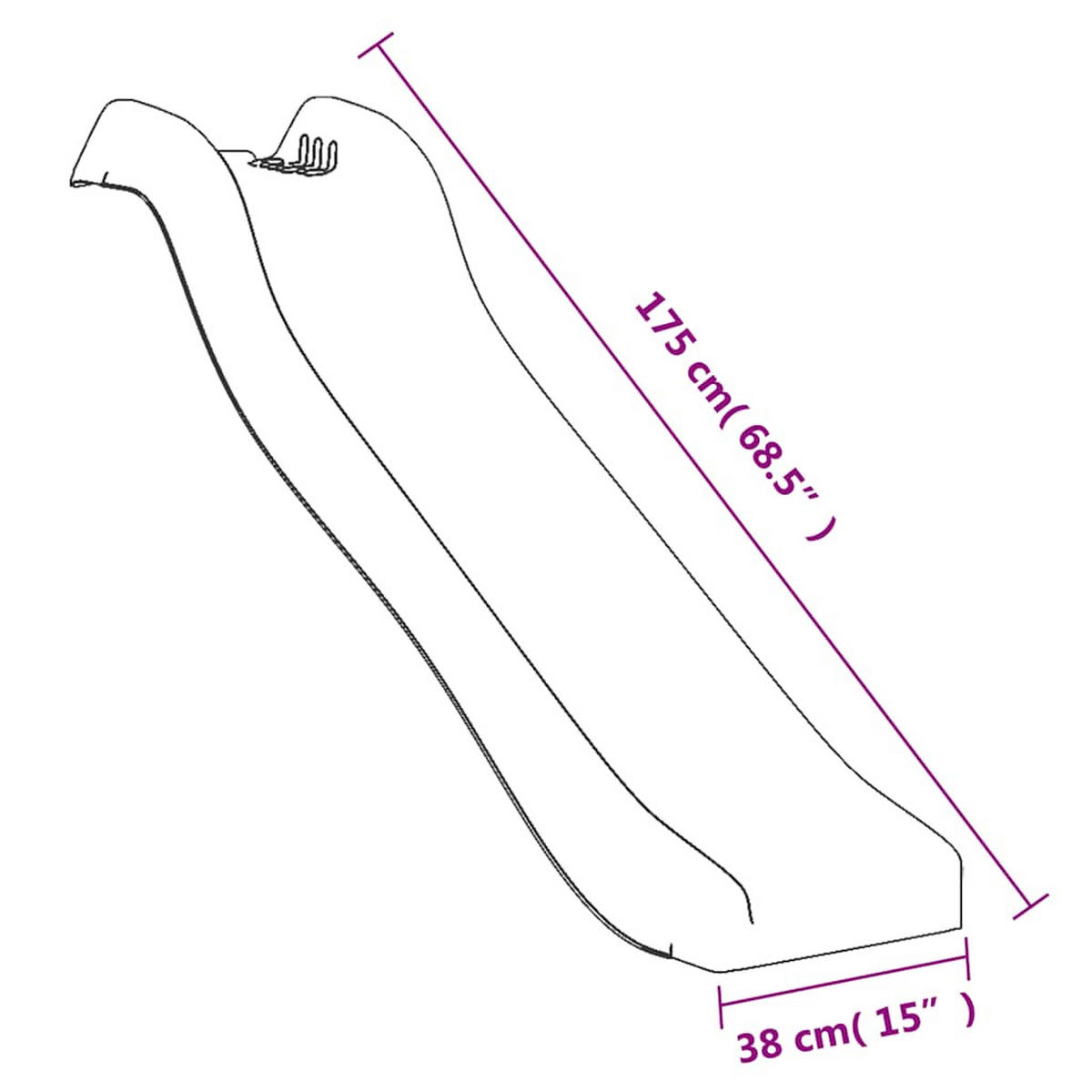 SPIELTURM MASSIVHOLZ TANNE - Braun, Holz (131.5/145cm) - vidaXL