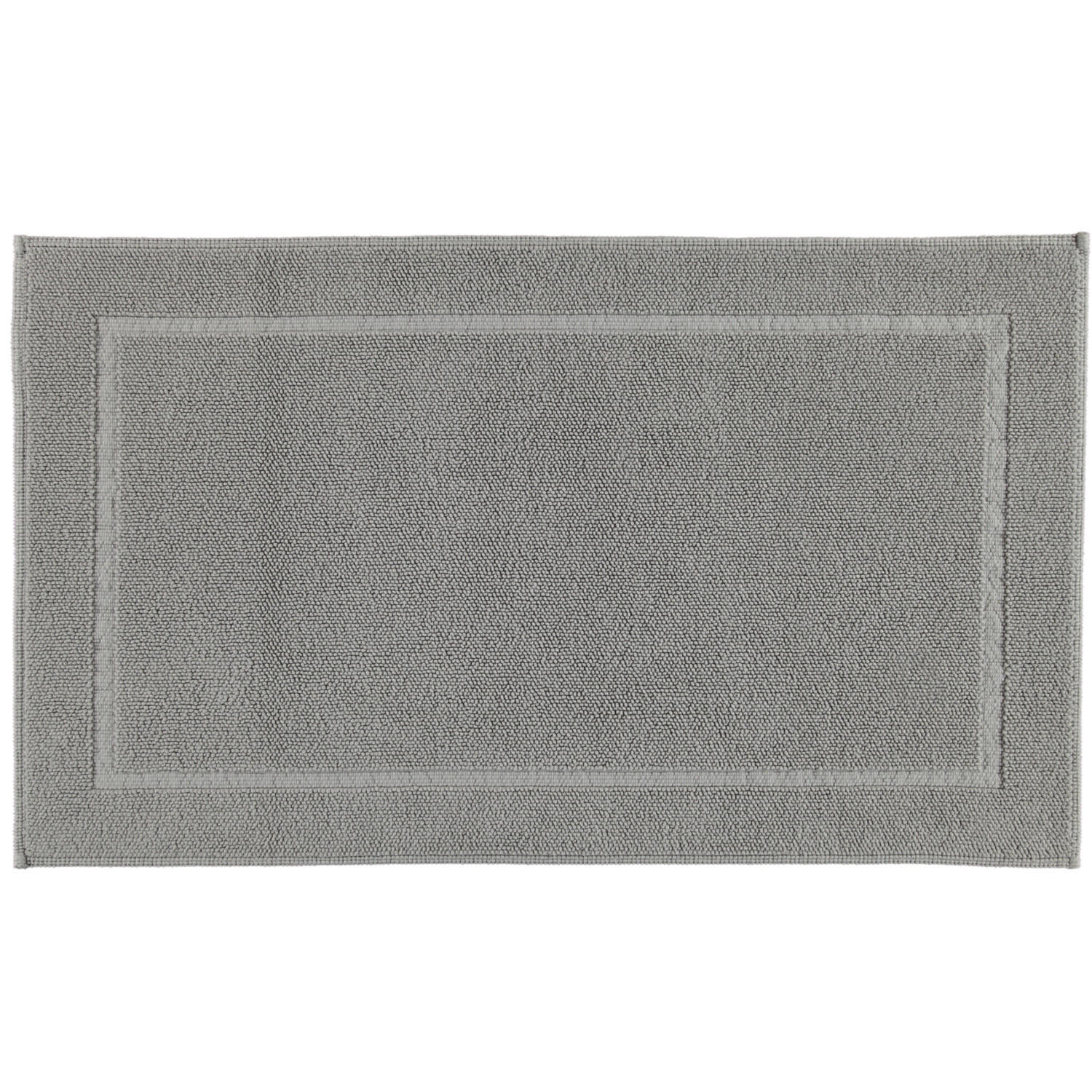 BADEMATTEN PEARL KIESEL - 85 - Grau, Textil (70/120cm) - Rhomtuft