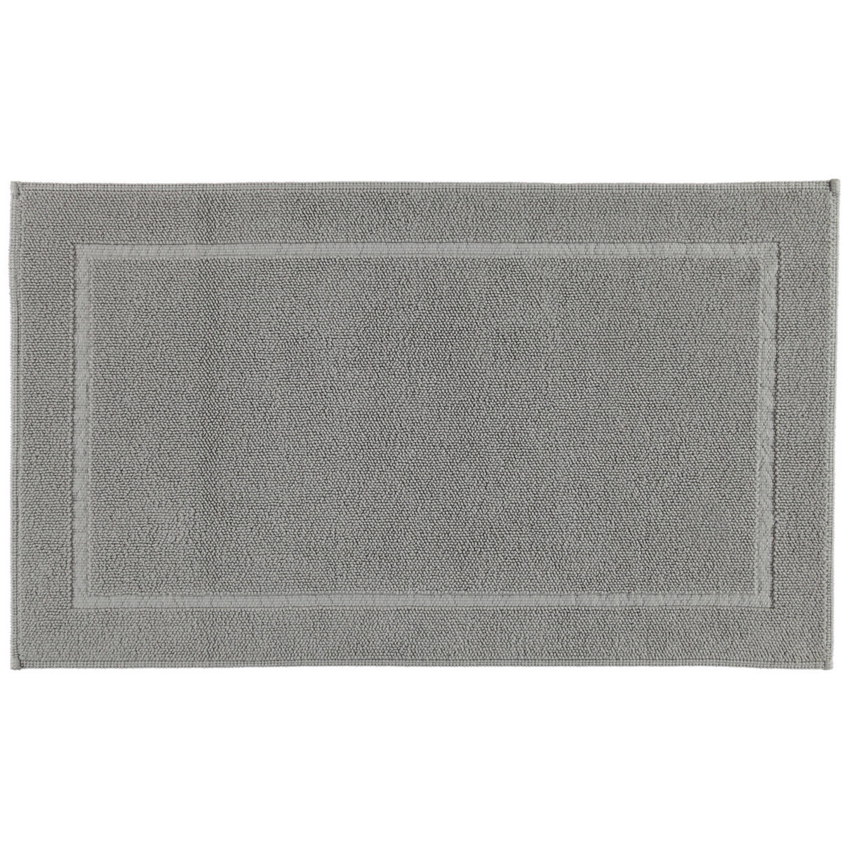 BADEMATTEN PEARL KIESEL - 85 - Grau, Textil (70/120cm) - Rhomtuft