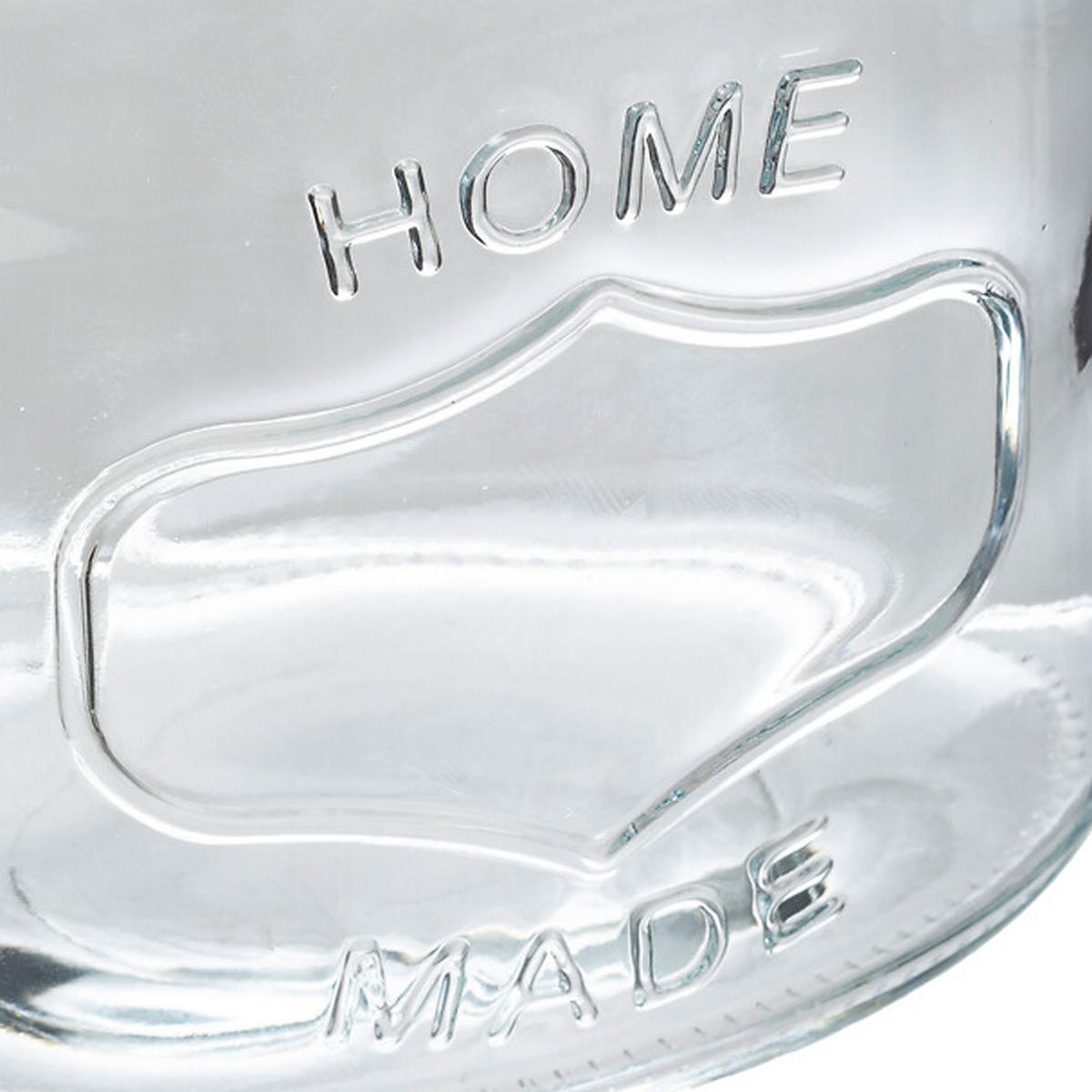 EINMACHGLAS Home Made, Glas, Edelstahl, Transparent, 2.5 L - Transparent, Glas (2.5L) - 5five Simply Smart