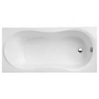 BADEWANNE Rechteck GRACJA 120/75 mit Schürze Ablauf Füße - Weiß, Kunststoff (75/54.5/120cm) - bad land