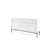 SIDEBOARD WEIß - Weiß, Holzwerkstoff (154/83/39cm) - FURNLUX