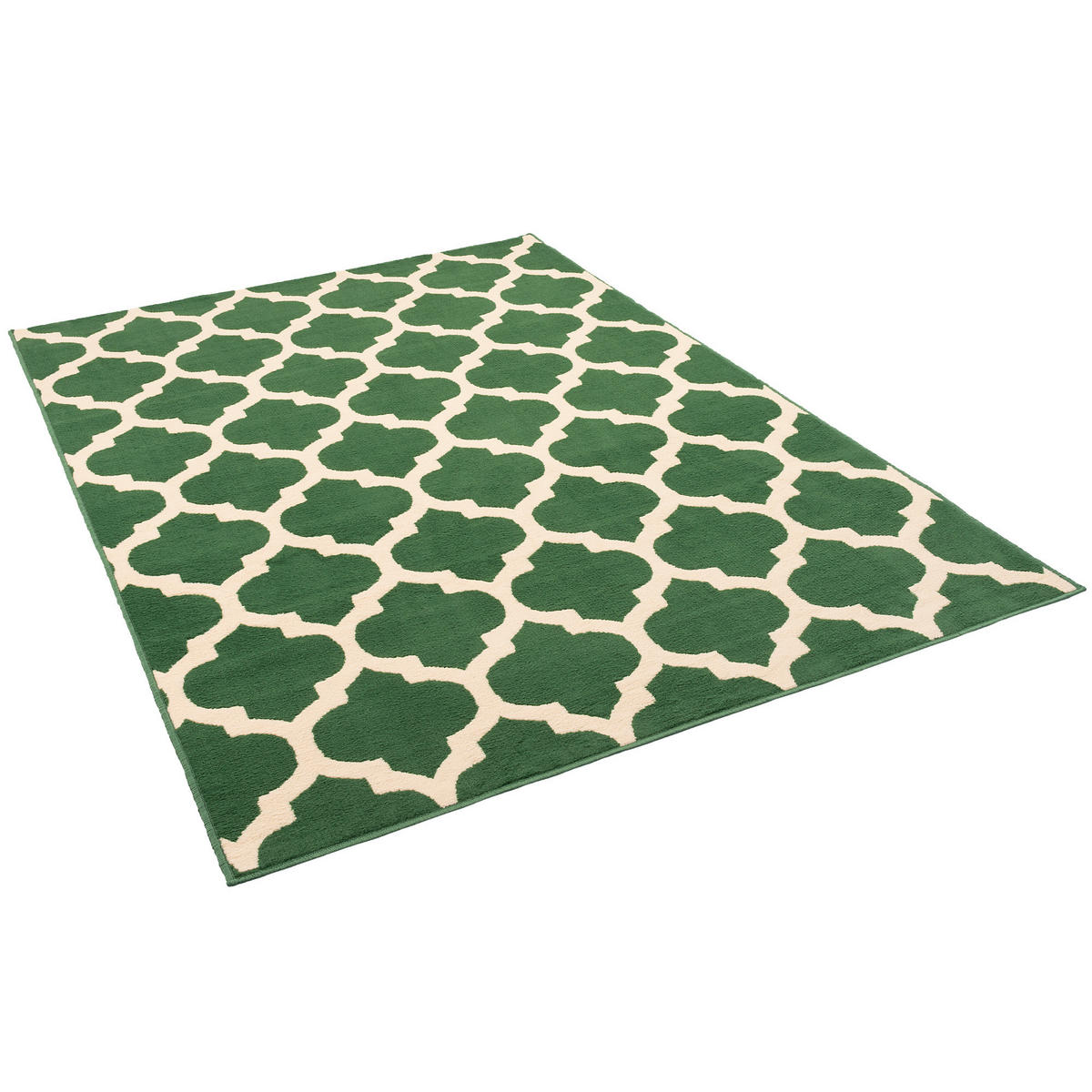 TEPPICH MODERN TRENDLINE FLIESENOPTIK - Grün, Textil (120/170cm) - Pergamon
