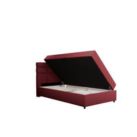 BOXBETT Reve 120 x 200 cm mit Bettkasten und Lattenrost ohne matratze - rot - Rot, Holz (120/206cm) - Panda Möbel