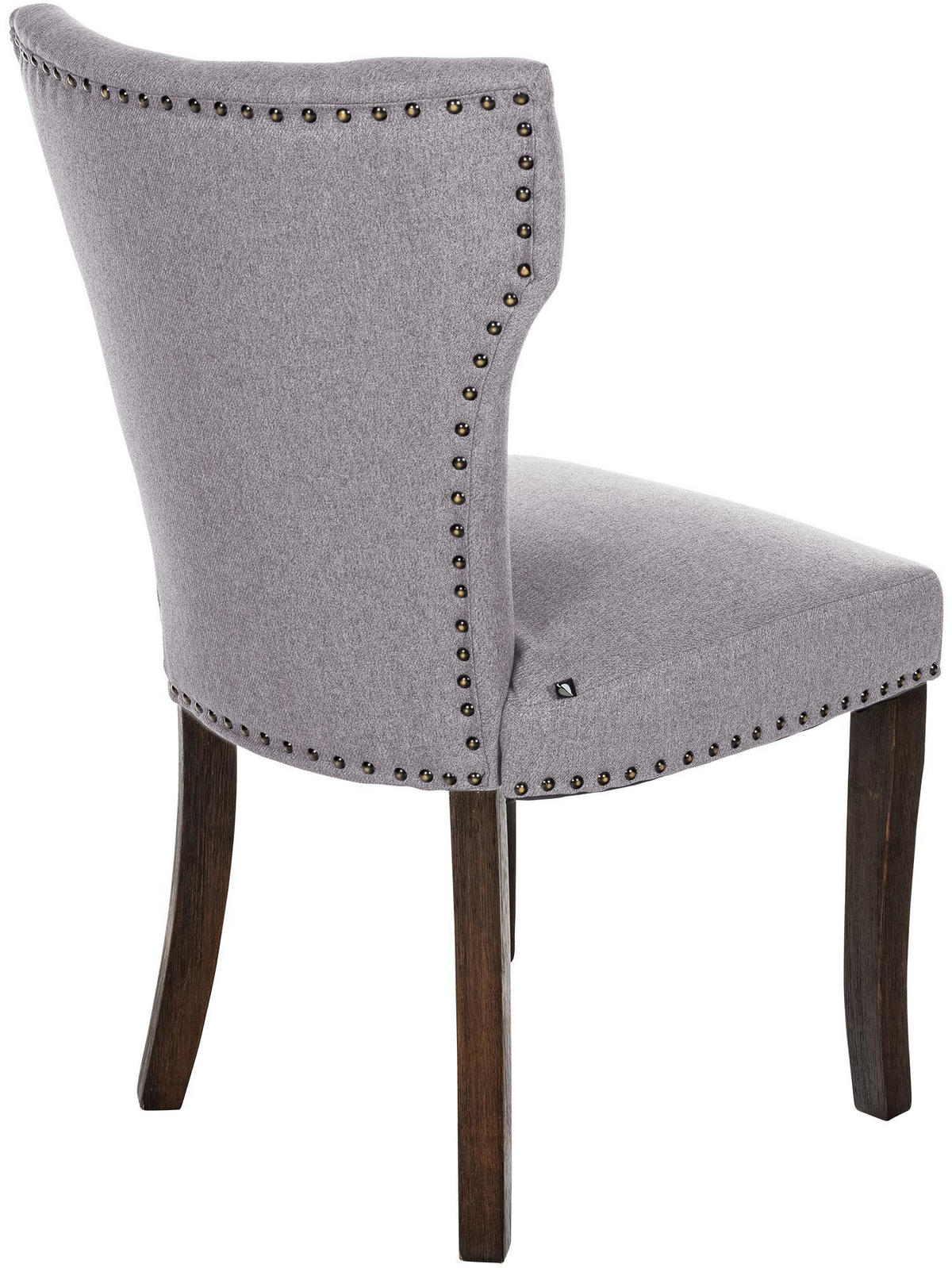 WOHNZIMMERSTUHL Stoff grau - Grau, Holz/Textil (52/90/59cm) - CLP