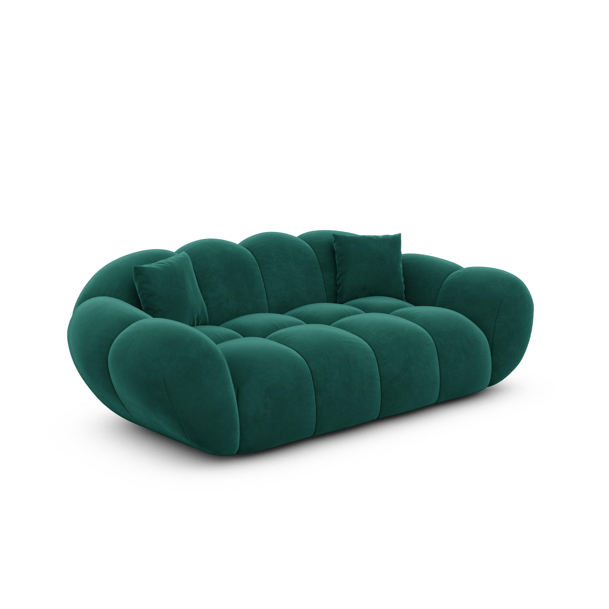 Varoyal 2-Sitzer-Sofa Smaragdgrün 200x70x93 cm