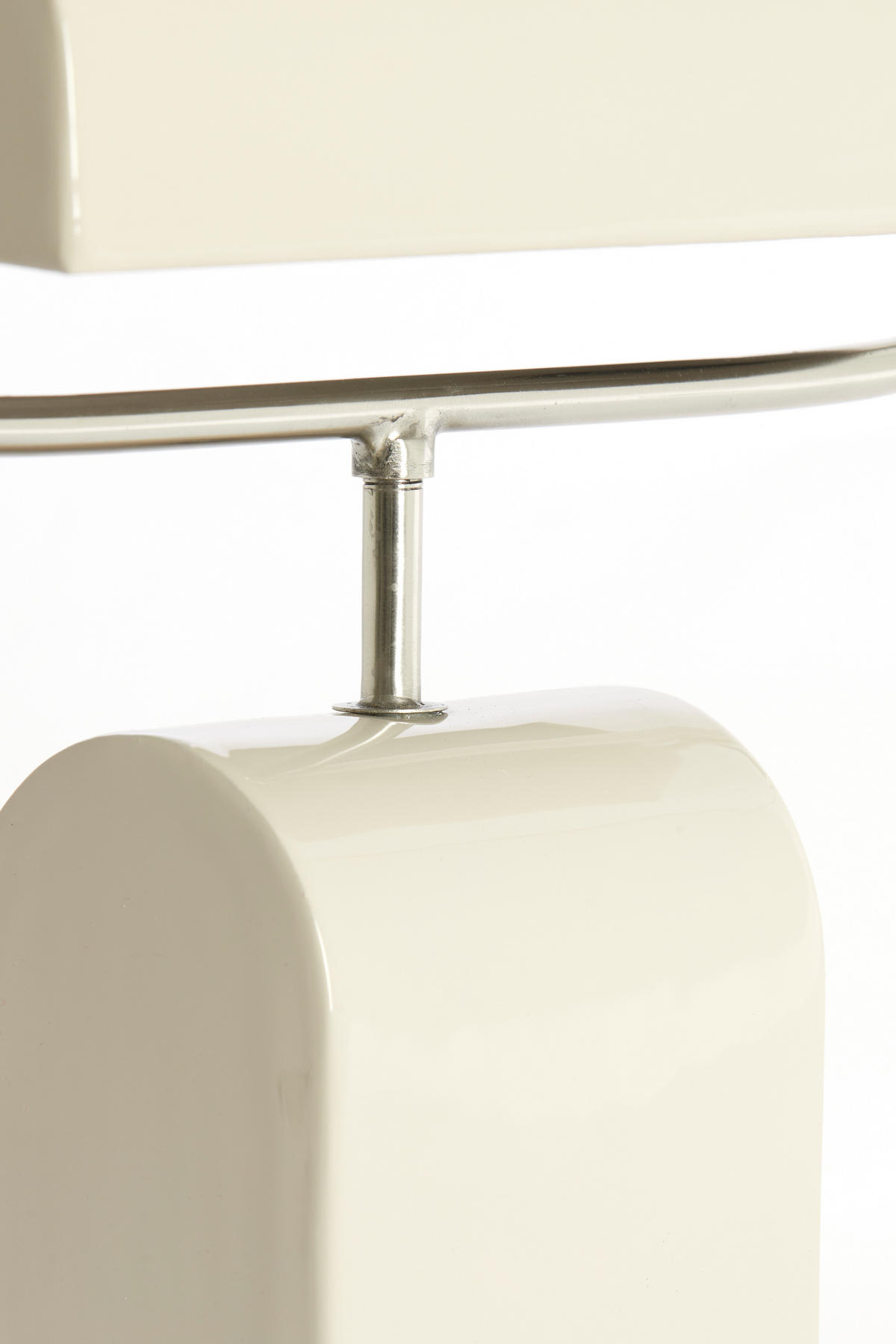 TISCHLAMPE Cardona Weiß 35/15.5/38 cm - Weiß, Metall (35/15.5/38cm) - Light & Living