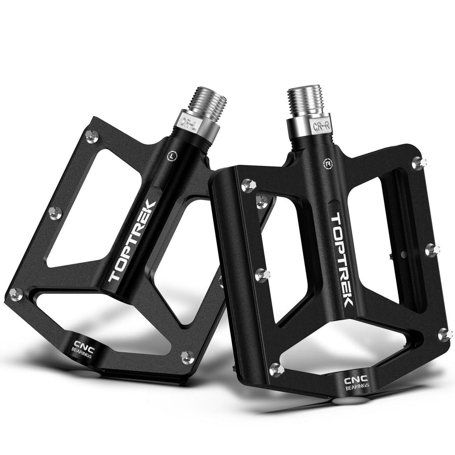 FAHRRADPEDALE CNC Aluminium mit 3 Lagern Schwarz - Schwarz, Metall (10.2/1.5/12.5cm)