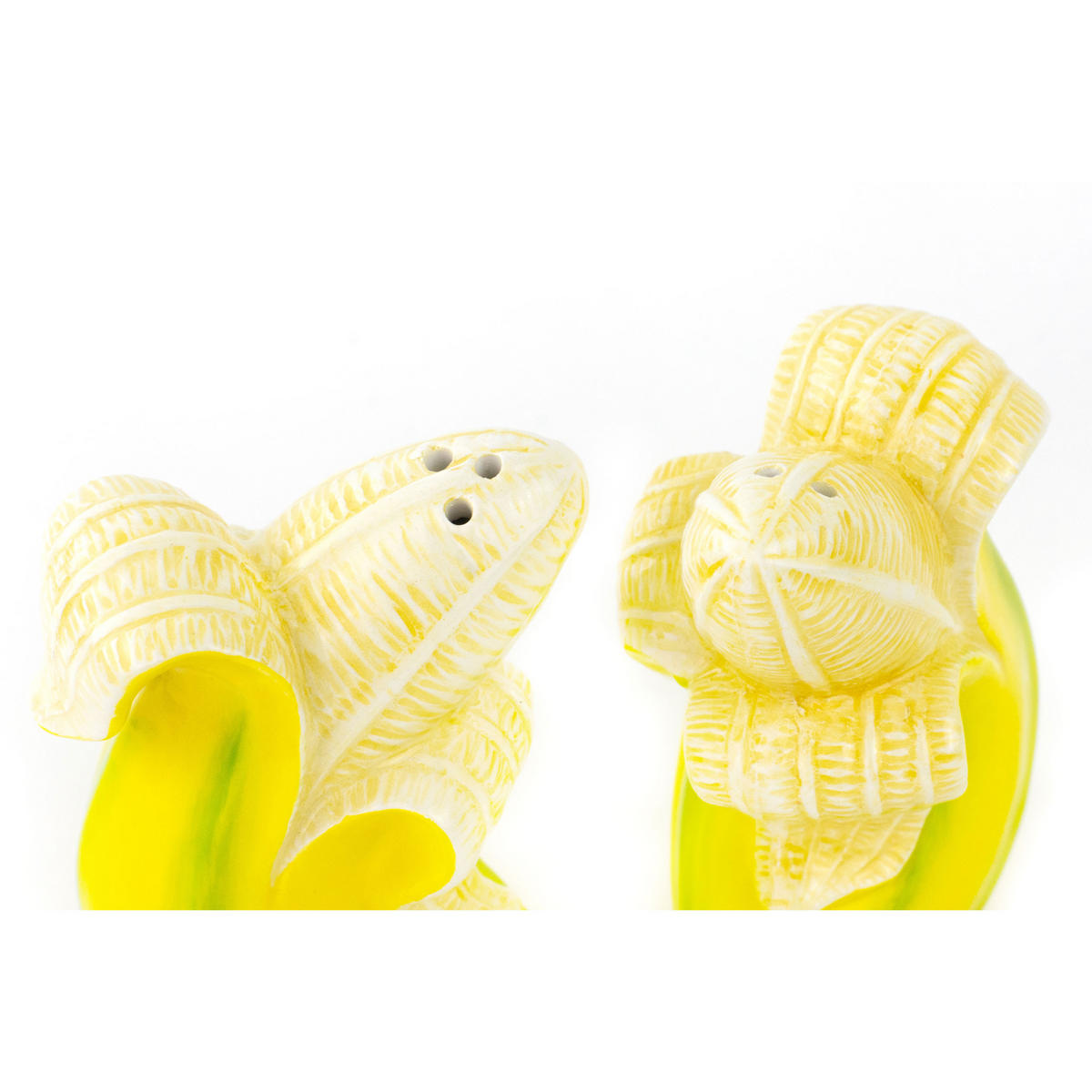 GEWÜRZSTREUER Set 2-tlg. Banana Romance, Dolomit, Gelb, 5.8 cm - Gelb, Keramik (1/1/1cm) - Donkey Products