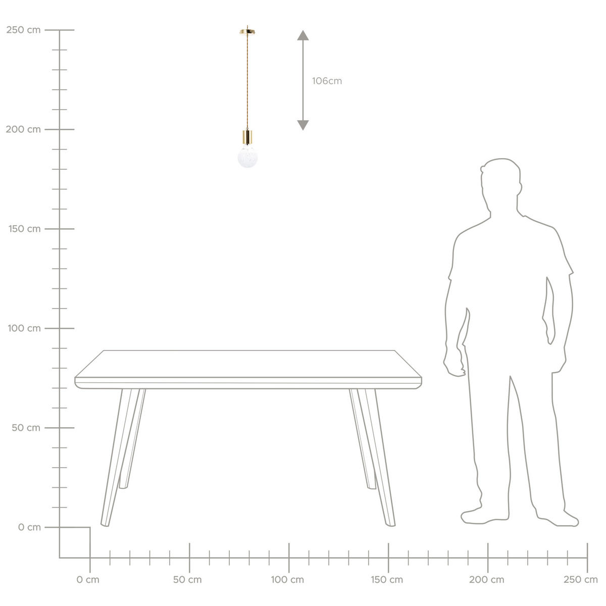HÄNGELAMPE 2er-Set Anza 13/13/129 cm - Transparent, Glas (13/13/129cm) - Beliani