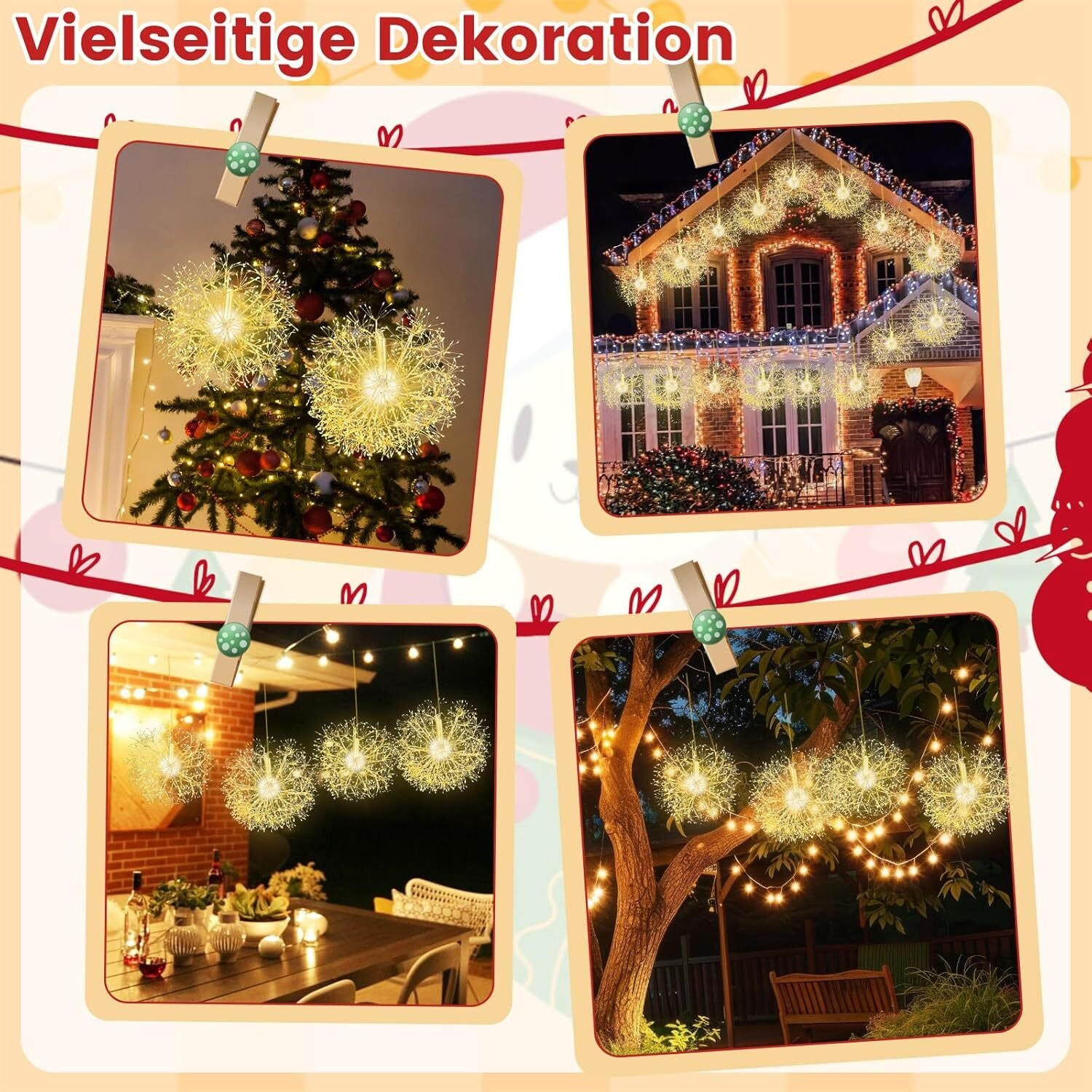 LEUCHTKUGEL 44cm Gold(2er-Set) - Goldfarben, Metall (54/54/54cm) - COSTWAY