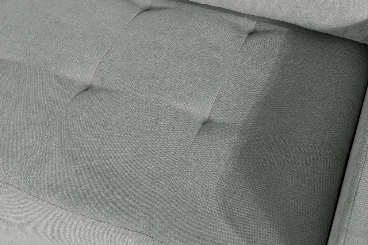 ECKSOFA mit Schlaffunktion Rechts Grau Chenille - 245x200 cm - Trevi - Schwarz/Grau, Holz/Holzwerkstoff (245/200cm) - Ravio