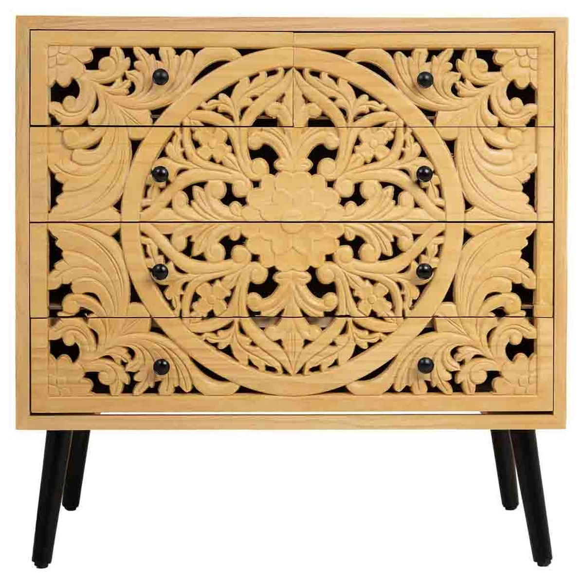 KOMMODE aus Holz, Braun, 80x40x81 - Braun, Holz (80/81/39cm) - Wanderlust