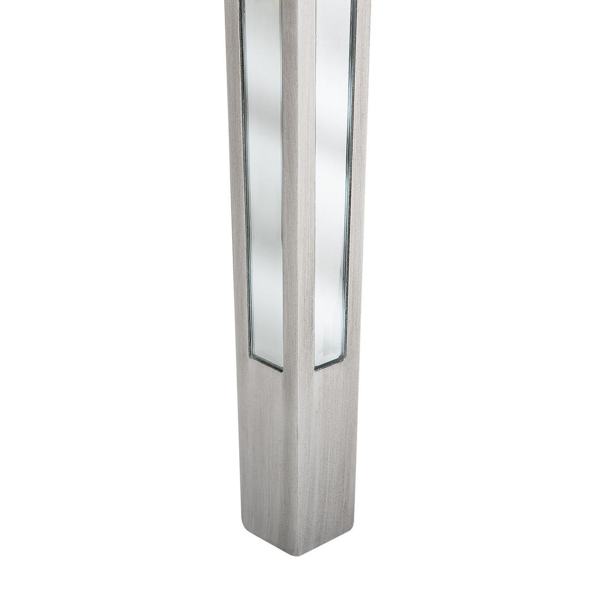 KONSOLENTISCH Spiegeleffekt Toulouse - Silberfarben, Glas (35/90/80cm) - Beliani