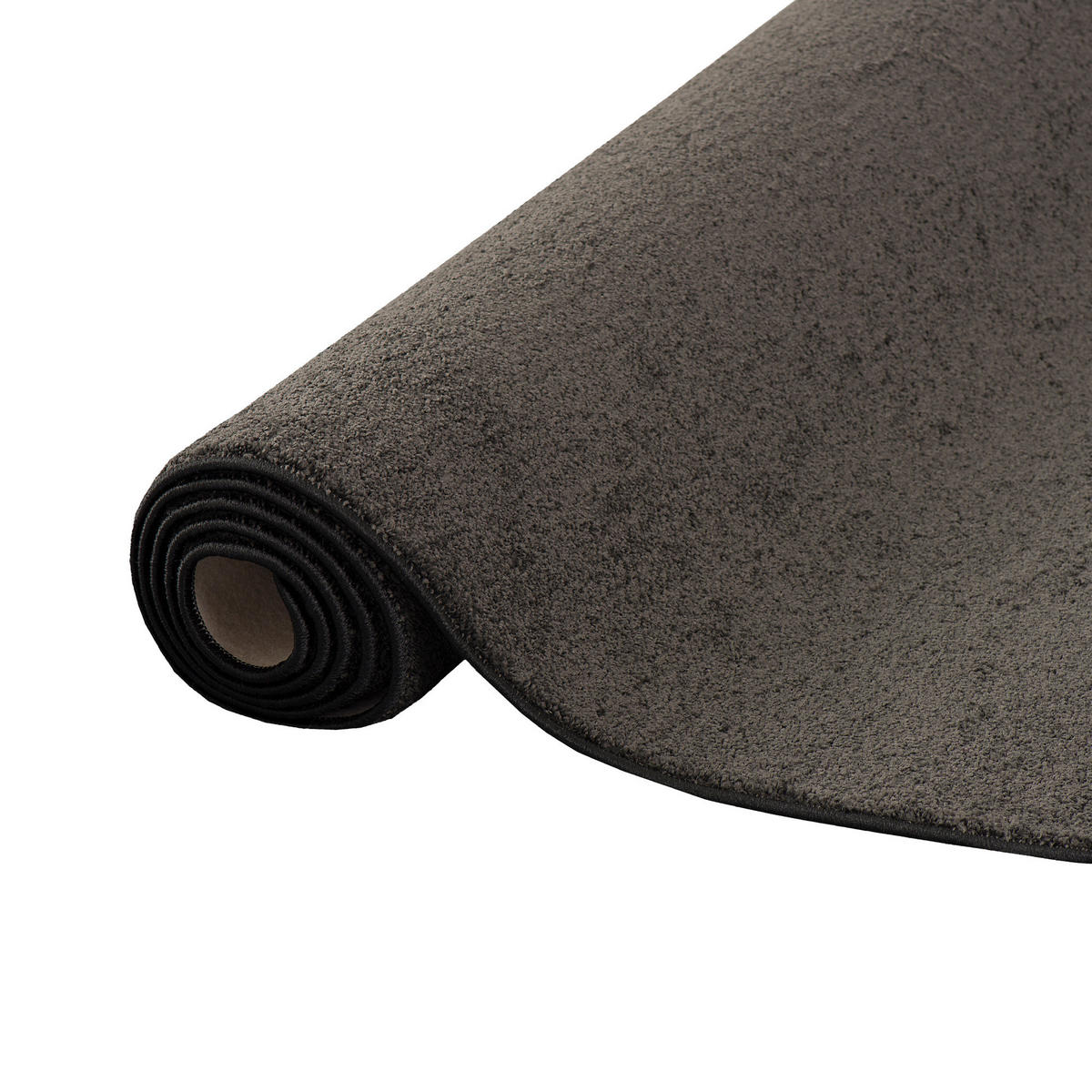 HOCHFLOR VELOURS LÄUFER TEPPICH LUNA - Anthrazit, Textil (100/400cm) - Snapstyle