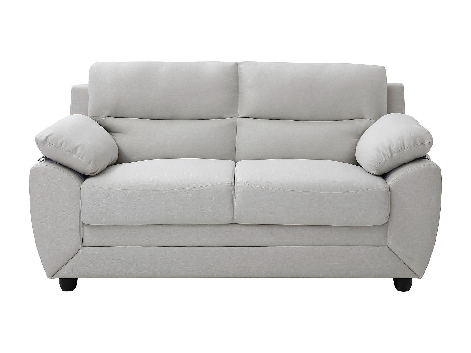 SOFA ohne Schlafmöglichkeit - 2 Personen - Stoff - Beige - - Beige, Textil (163/88/82cm) - Vente-Unique