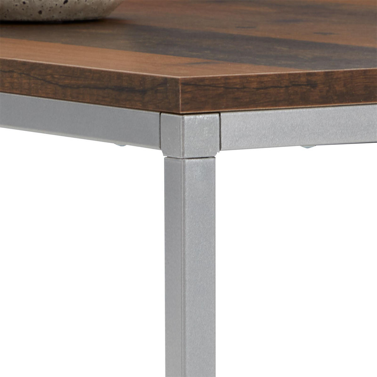 COUCHTISCH NOVY - Dunkelbraun/Grau, Holzwerkstoff (67/67/42cm) - CARO-Möbel