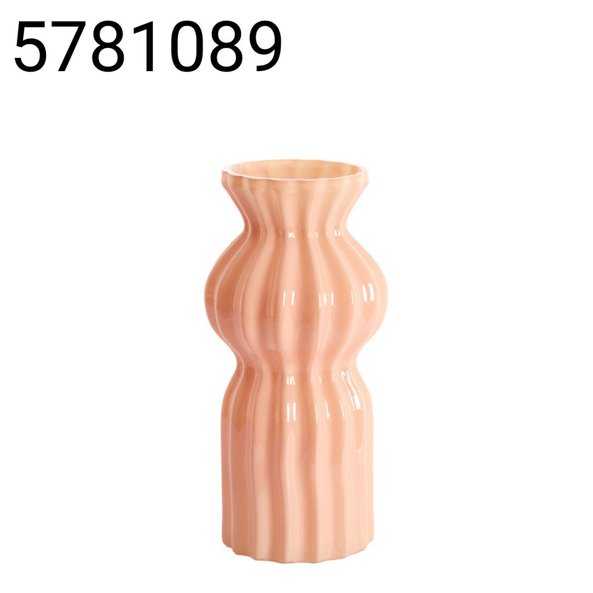 VASE Terento - Rosa - 16/16/33.5 cm - Pink, Glas (33.5cm) - Light & Living