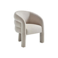 SESSEL - Stoff - Beige strukturiert - ZELUVA - Beige, Textil (70/81/63cm) - Vente-Unique