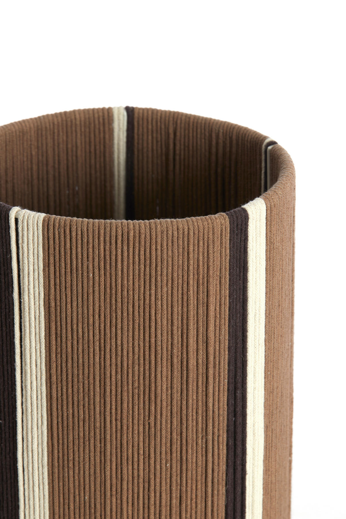 LAMPENSCHIRM Medan Braun Ø20/30 cm - Braun, Textil (20/20/30cm) - Light & Living